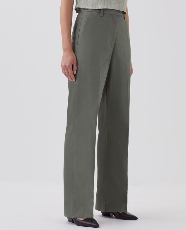 BLANDINE - Pantalón recto J560 basil dark green