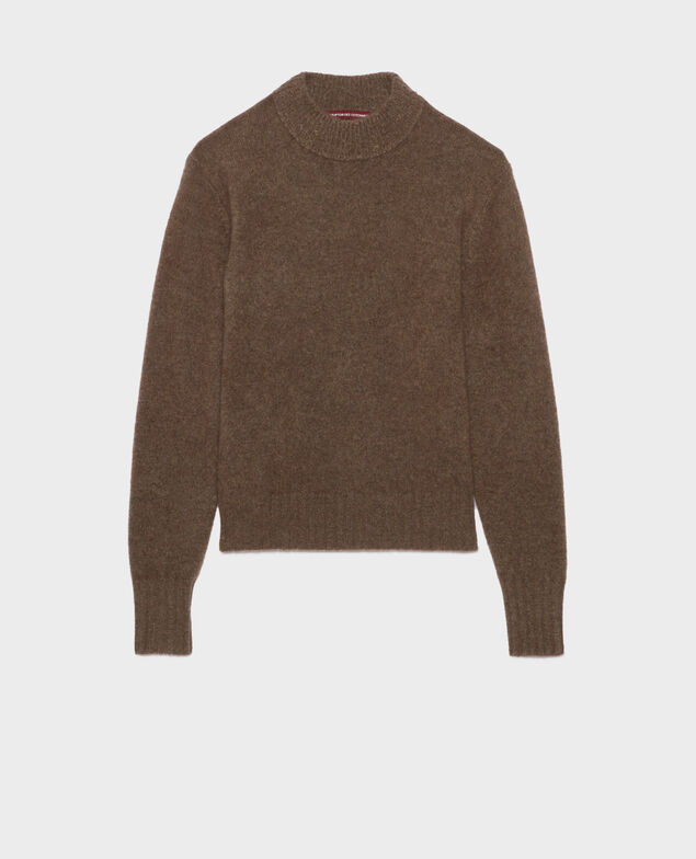 Jersey de cachemir con cuello alto