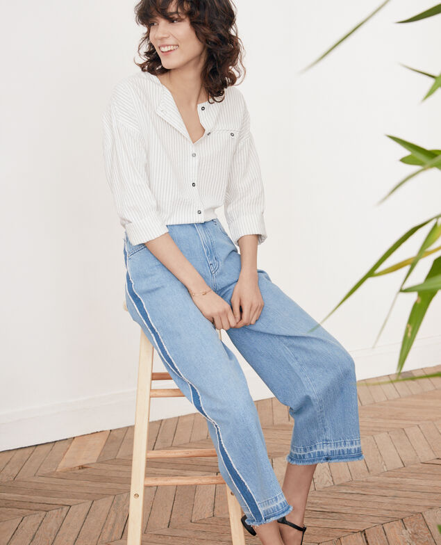 Jeans cropped Vintage wash