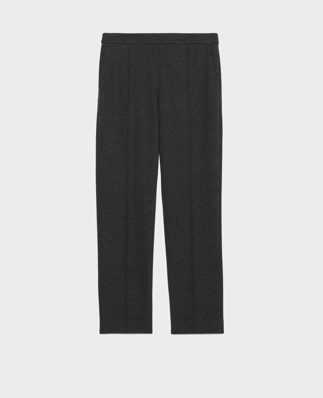 Pantalón cigarette Dark grey chine