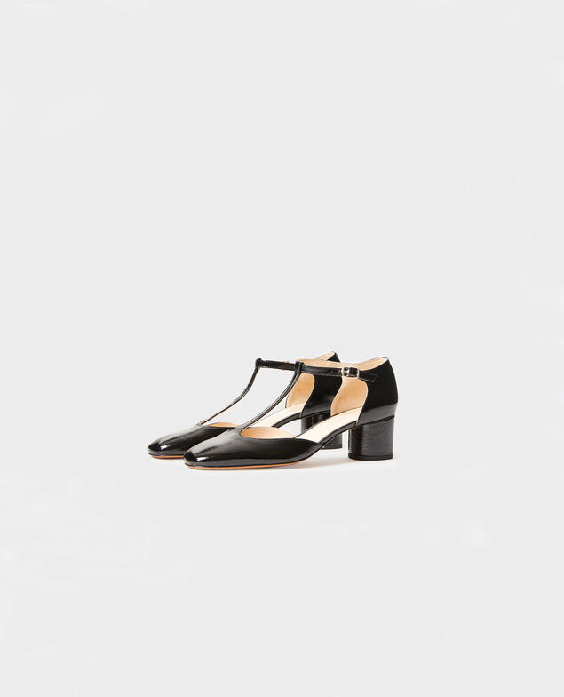 Zapatos salomé de charol  Black beauty