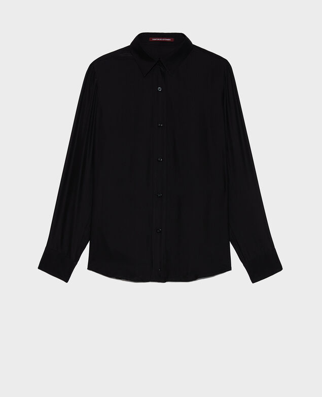 SIBYLLE - Camisa de seda Black beauty Loriges