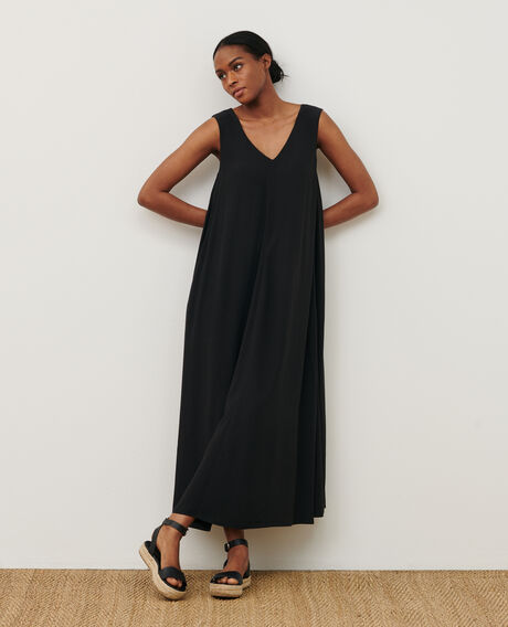Vestido trapecio fluido 0093 black 3sdr275v02