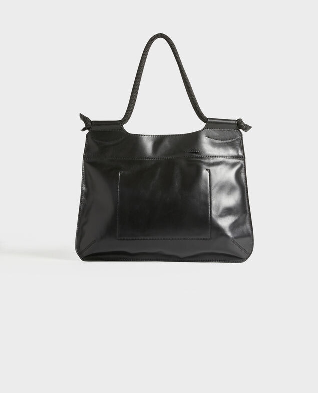 Shopper de cuero Black beauty