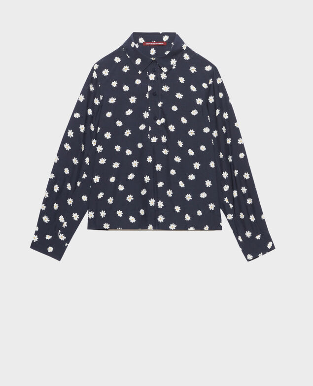 Camisa estampada fluida 0694 daisy 3sbl243v09
