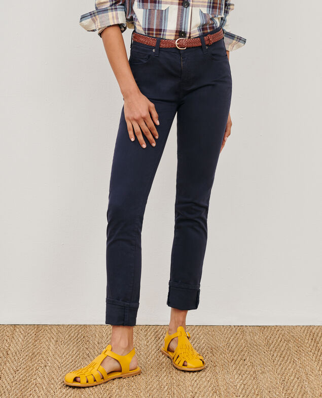 LILI - SLIM - Jeans de algodón 7012c 69 navy
