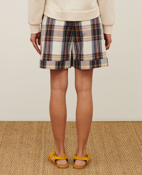 Short de cuadros 0180 wine 3spa043c13