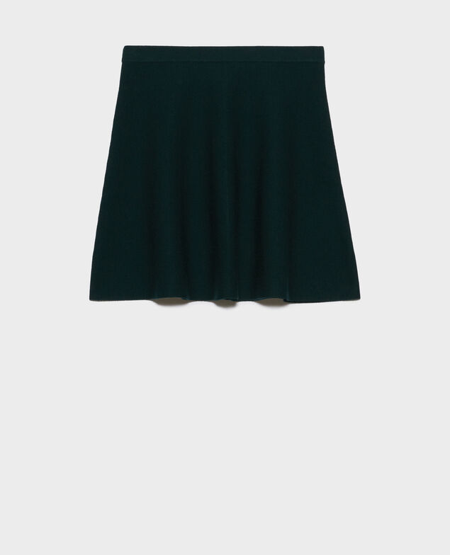 Mini falda de lana 8850 54 green