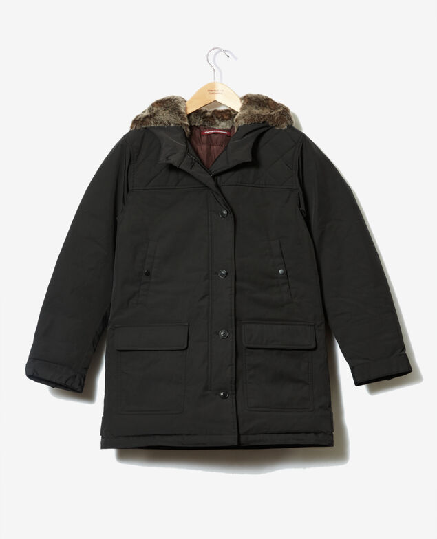 Parka con capucha Noir