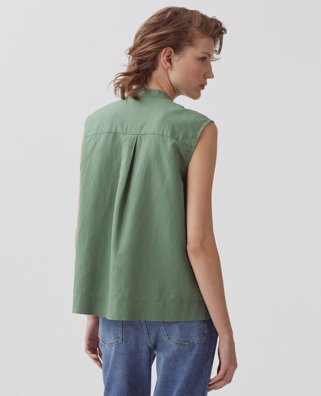 Blusa sin mangas H540 dark ivy