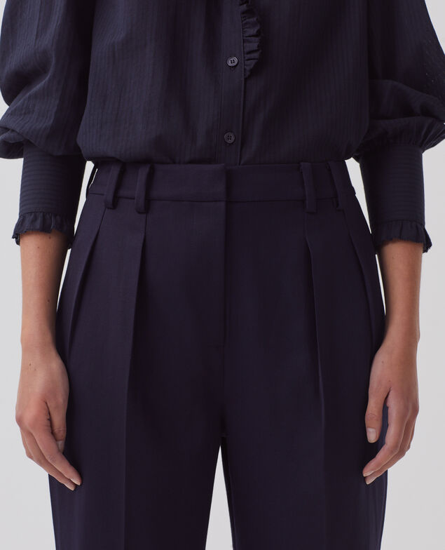 CAMILLE - Pantalón con pinzas H695 night sky