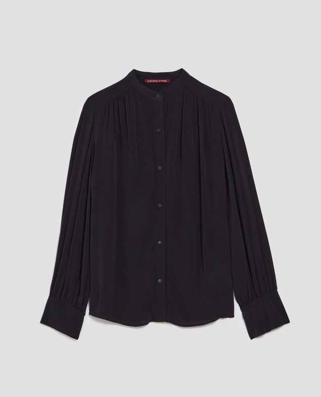 Camisa fluida de manga larga H695 night sky