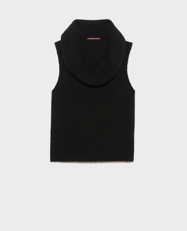 Chaleco de alpaca mezclada