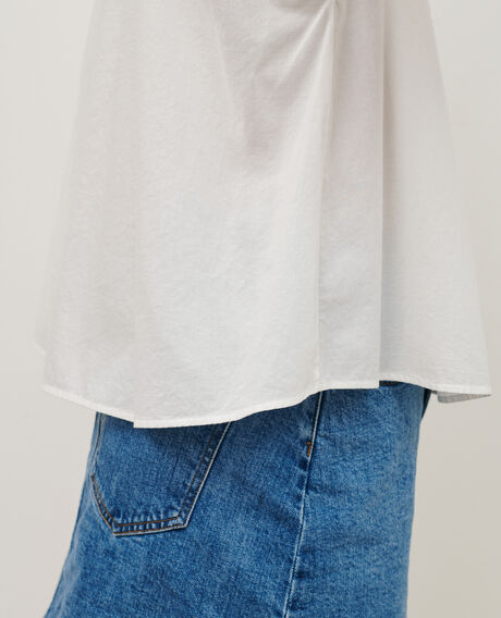 Top de gasa de algodón 01 white 2sbl346c01