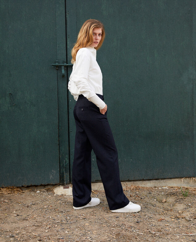 Pantalón de corte recto Dark navy