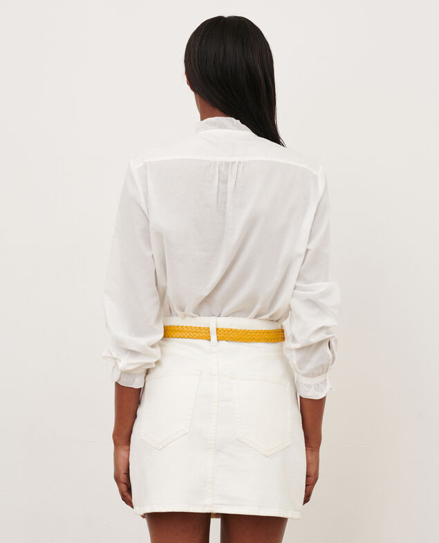 Minifalda vaquera 0003 white denim