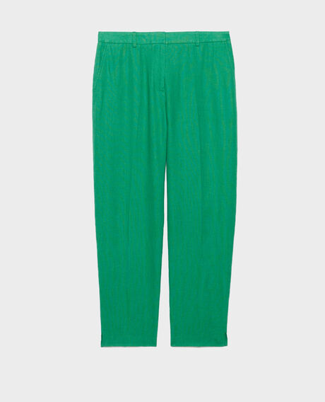 MARGUERITE - Pantalón cigarette 0542 pine green 3spa005f03