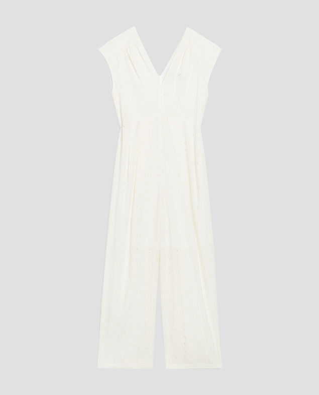 Mono con bordado inglés H003 white