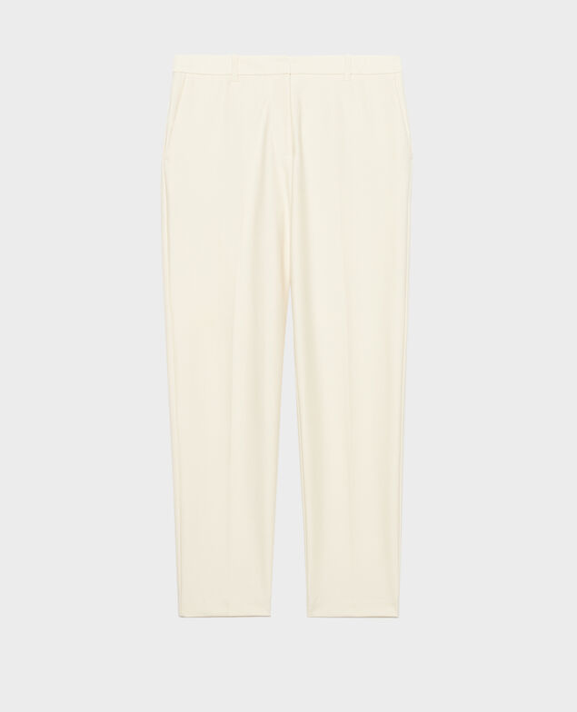 MARGUERITE - Pantalón cigarette 4142 ecru