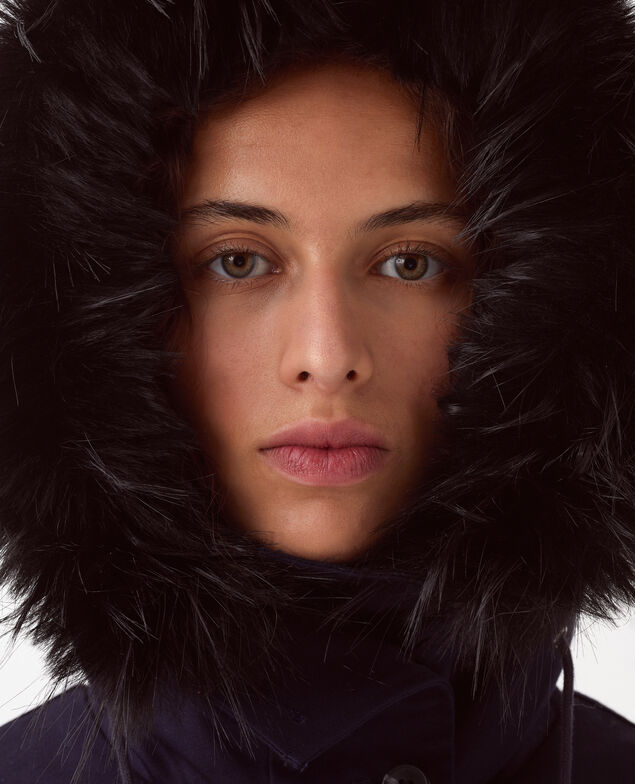Parka con capucha H695 night sky