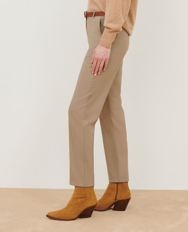 MARGUERITE - Pantalón cigarette 0311 beige