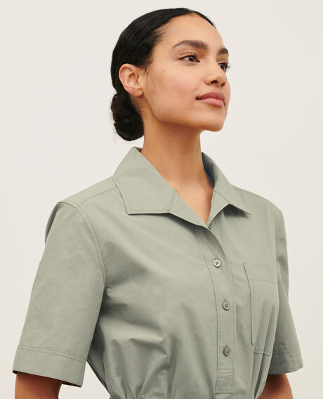 Vestido midi de algodón 0560 vetiver 3sdr041c12