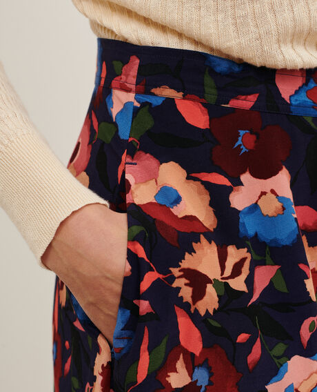 Falda corta estampada 8858 69 navy print 2wsk286v02