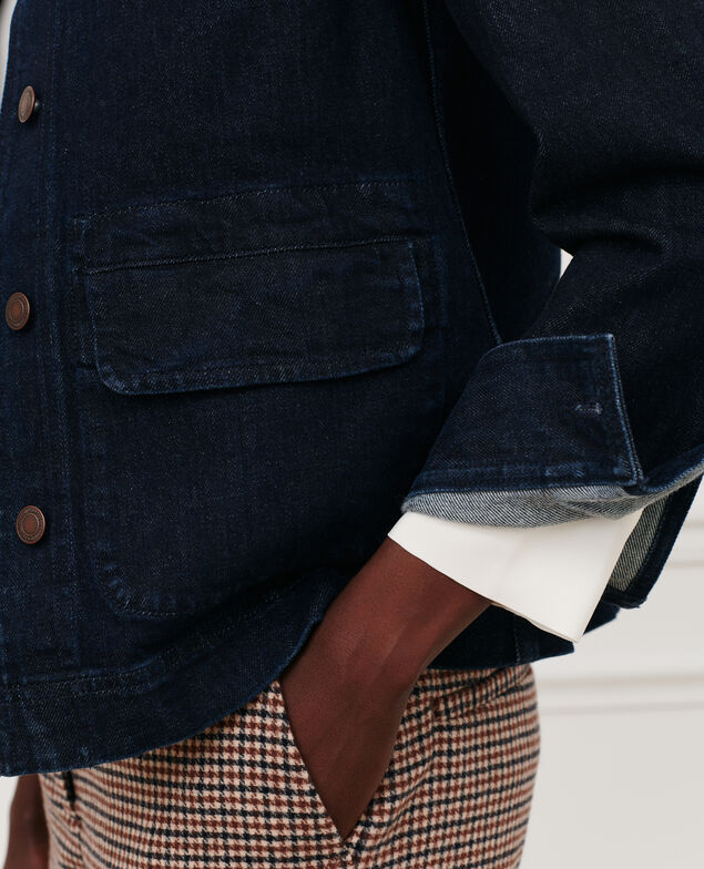 Chaqueta de trabajo de algodón 103 denim
