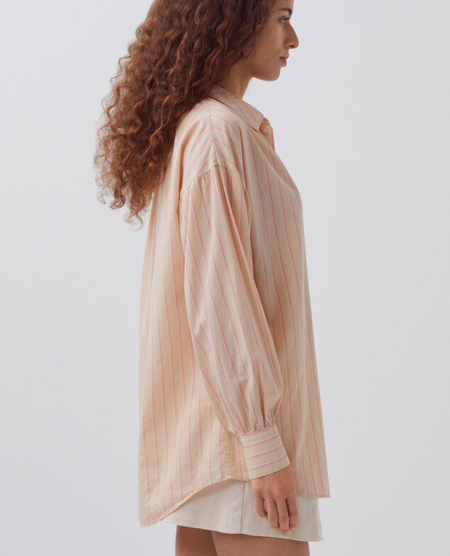 Camisa túnica de algodón