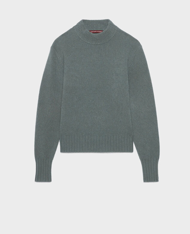 Jersey de cachemir con cuello alto