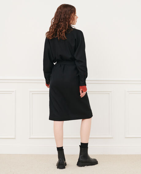 Vestido camisero de lana 4216 black_beauty 2wdr223w11