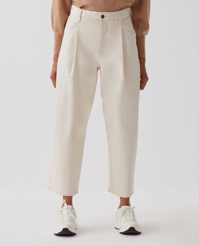 NIKKI - Jeans carrot H305 ecru