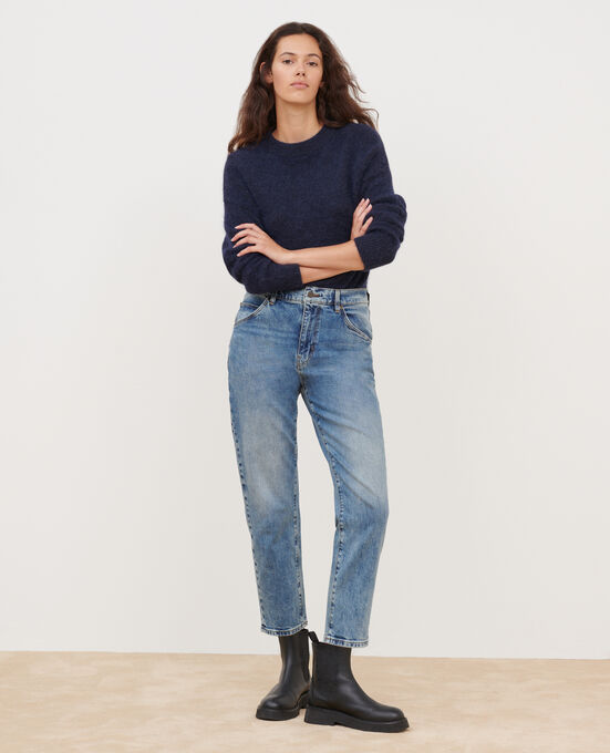 RITA - SLOUCHY - Jeans amplios de algodón 111 DENIM BLUE