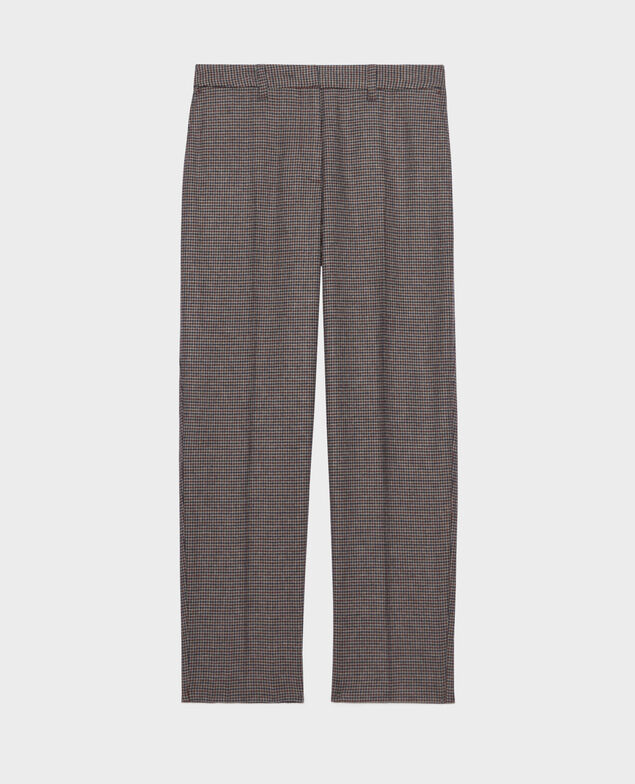 MARGUERITE - Pantalón cigarette 8894 03 gray check