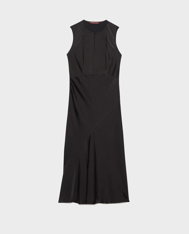 Vestido largo de manga corta 4216 black_beauty