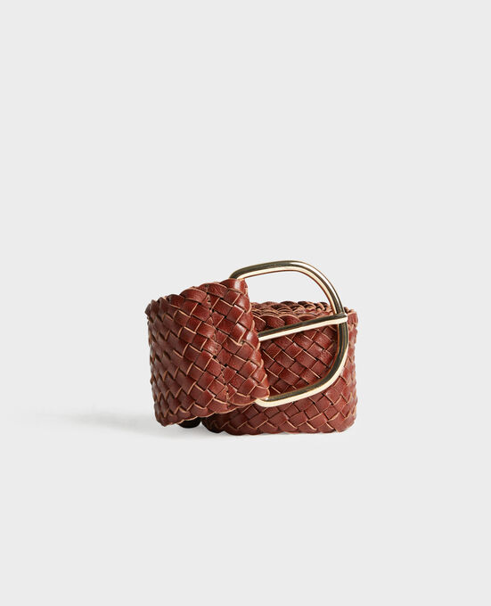 Cinturón de cuero 8884 34 BROWN