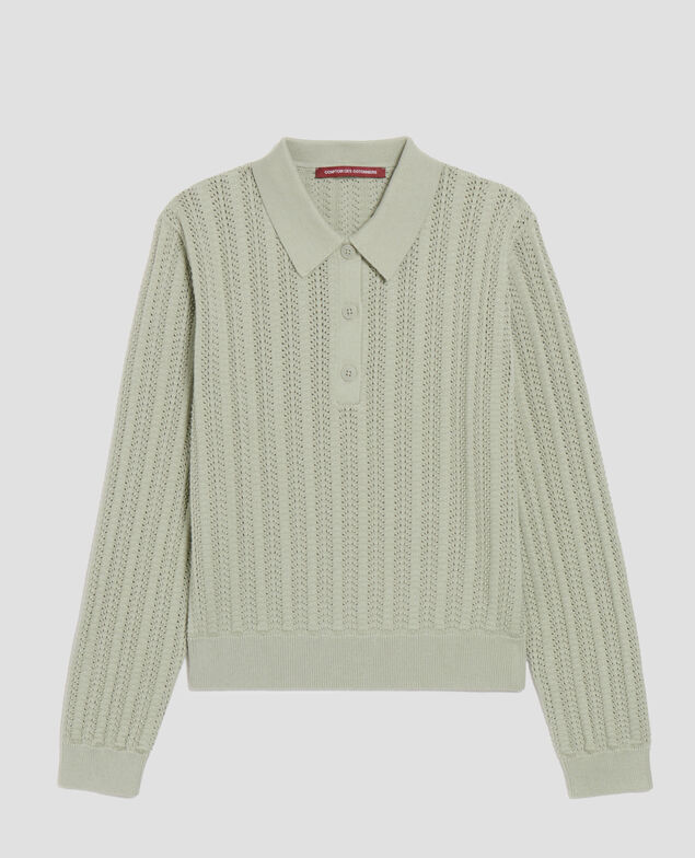 Jersey cuello polo de algodón U520 green