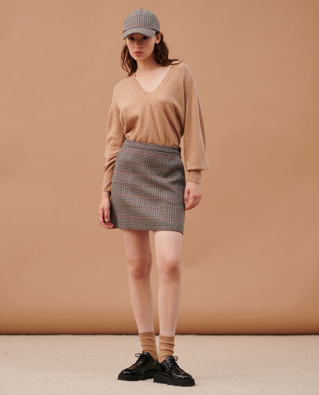 Mini falda a cuadros 8864 03 gray check 2wsk256v16