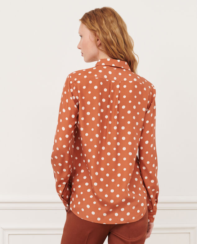 SIBYLLE - Camisa de seda 95 print red