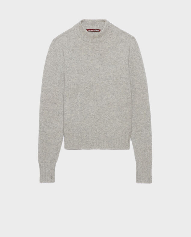 Jersey de cachemir con cuello alto