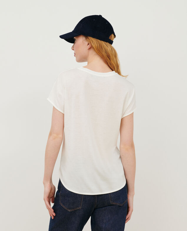 Camiseta amplia de algodón