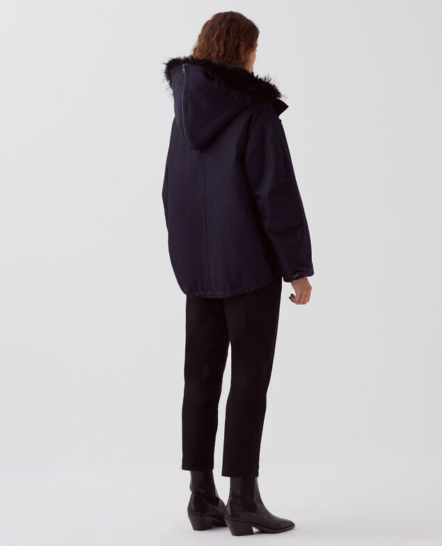Parka con capucha H695 night sky