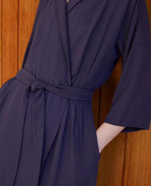 Vestido cruzado Azul