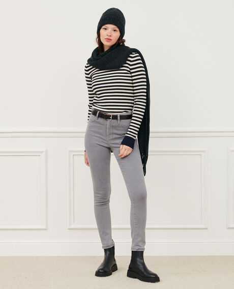 DANI - SKINNY - Jeans de algodón 104 denim lightgrey 2spe109c61