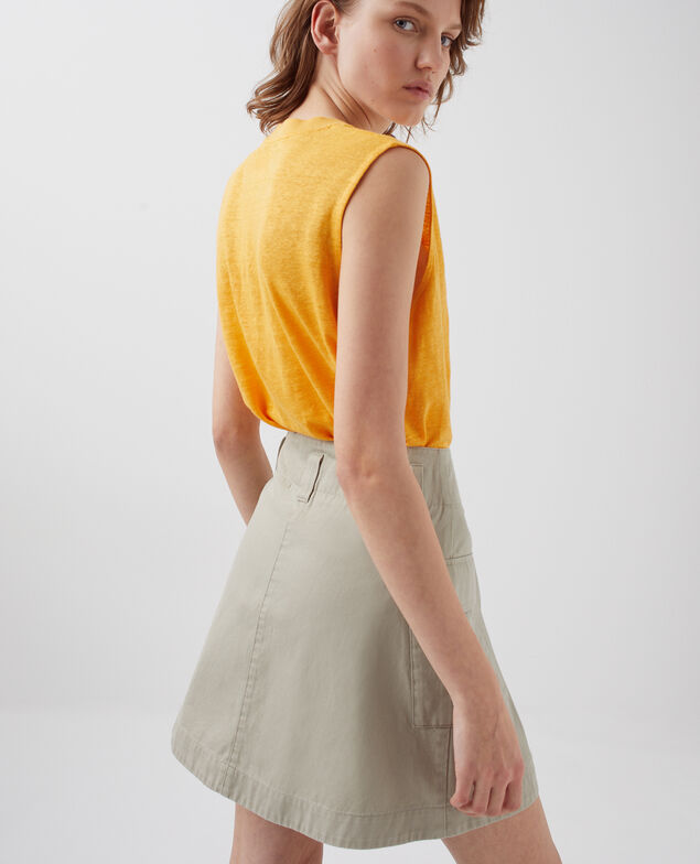 Minifalda cargo H030 abbey stone