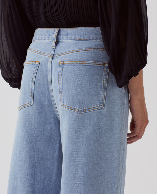 EMY - Jeans cropped wide leg H621 light wash