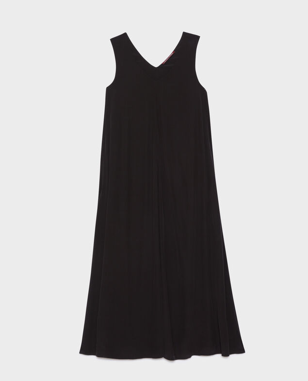 Vestido trapecio fluido 0093 black