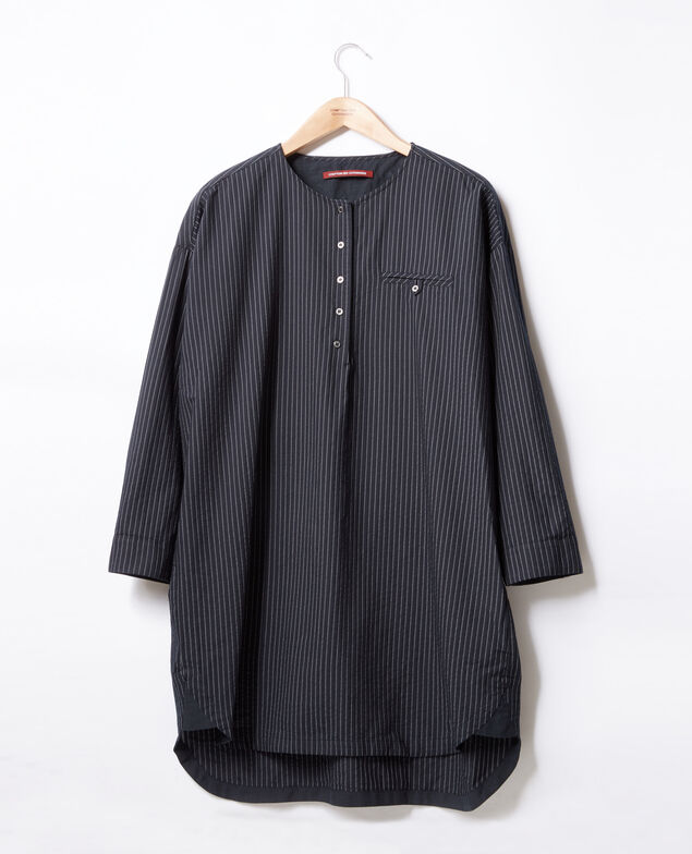 Túnica rayada Navy/off white stripes