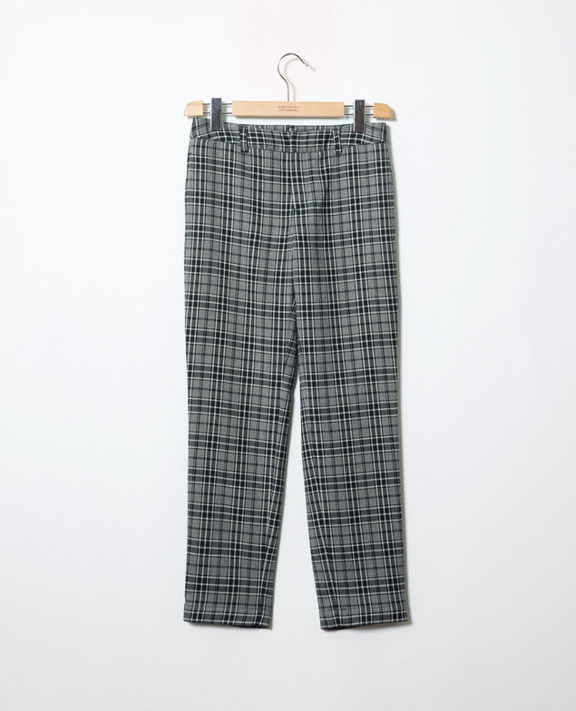 Pantalón de corte recto Prince de galles