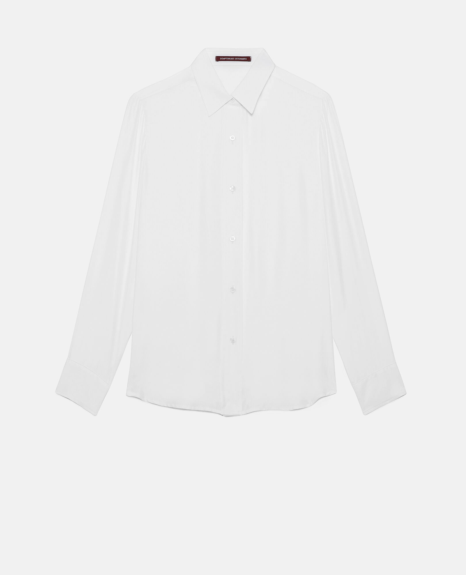 SIBYLLE - Camisa de seda Optical white Loriges